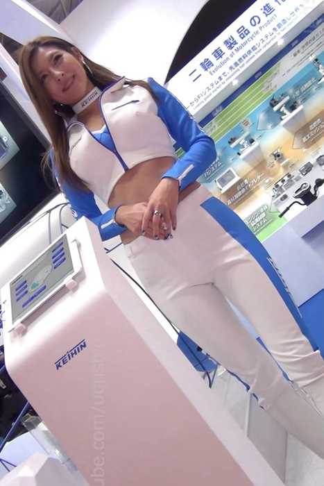 [车展美女视频]ID0151 车展视频-2015东京国际车展レースクイーンKeihinBlueBeauties華