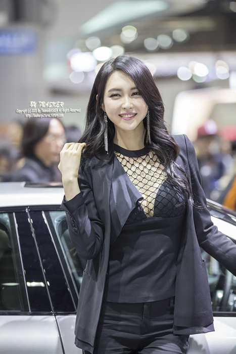 [唯美写真杂集]ID0100 2015韩国车展 靓丽车模姜郁利55--性感提示：凹凸少妇修长大